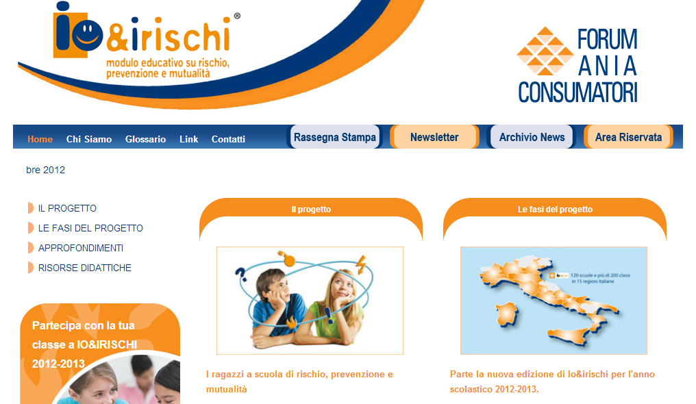 Schema sito web scuola