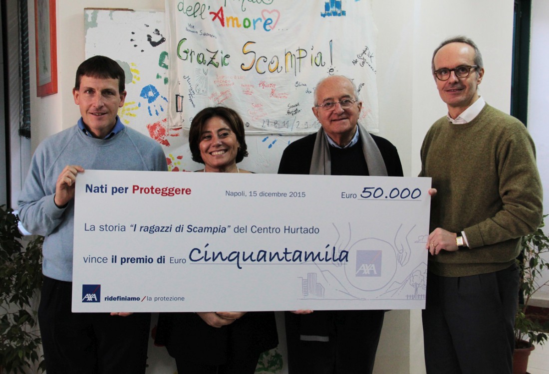 AXA - Nati per Proteggere - Premiazione Centro Hurtado Imc