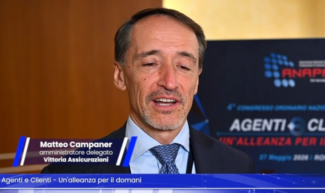 Matteo Campaner, amministratore delegato e direttore generale di Vittoria Assicurazioni, intervistato al Congresso ANAPA