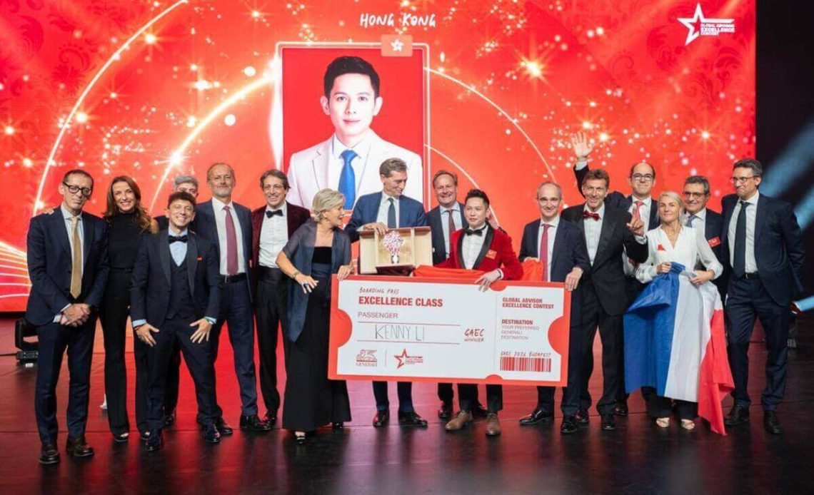 Kenny Li di Hong Kong, vincitore del Generali Global Advisor Excellence Contest 2026